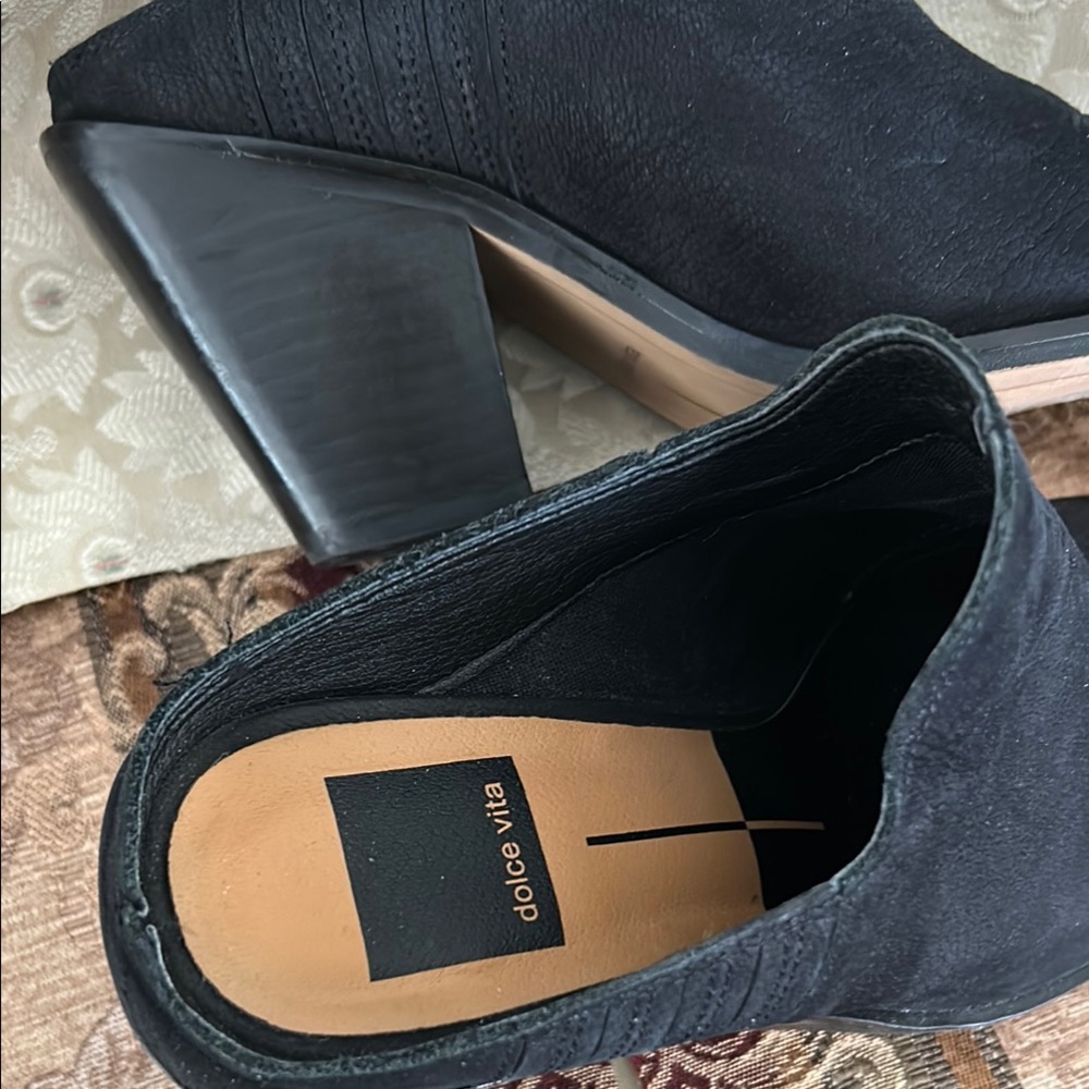 Dolce Vita Black Heeled Boots for Women
